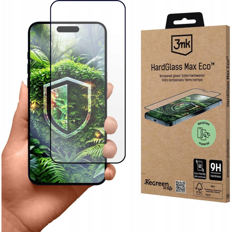 3MK 3MK HardGlass Max Eco iPhone 16 Pro GRS CU 1304127