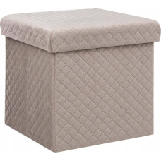 5Five Pufa składana ze schowkiem, 31 x 30 x 31 cm, welurowa