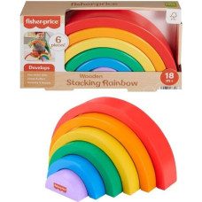 Fisher Price Drewniana tęcza do układania