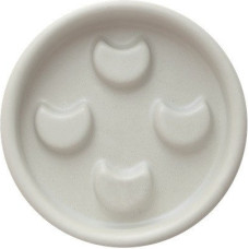 Mohani Lunula mydelniczka ceramiczna ecru