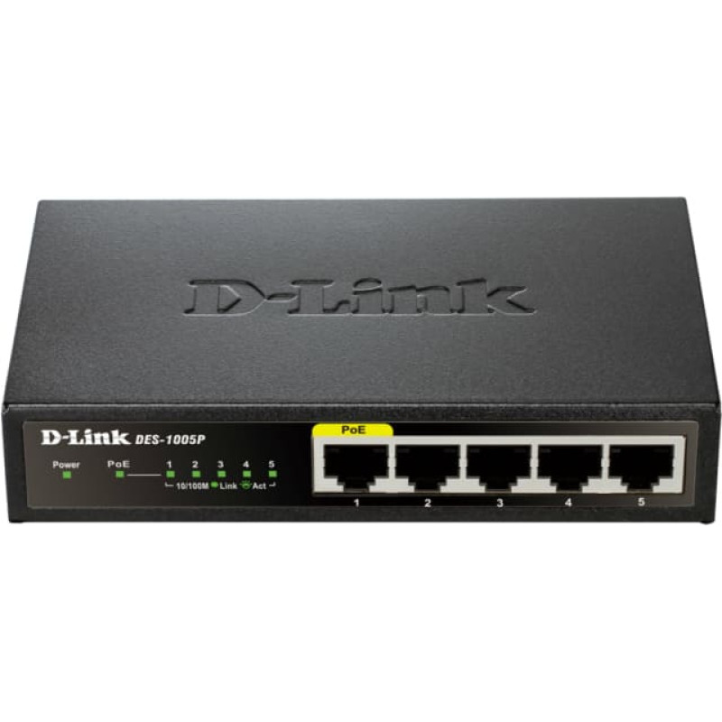 D-Link DES-1005P PoE/100/UNM/ 5 - 1xPoE