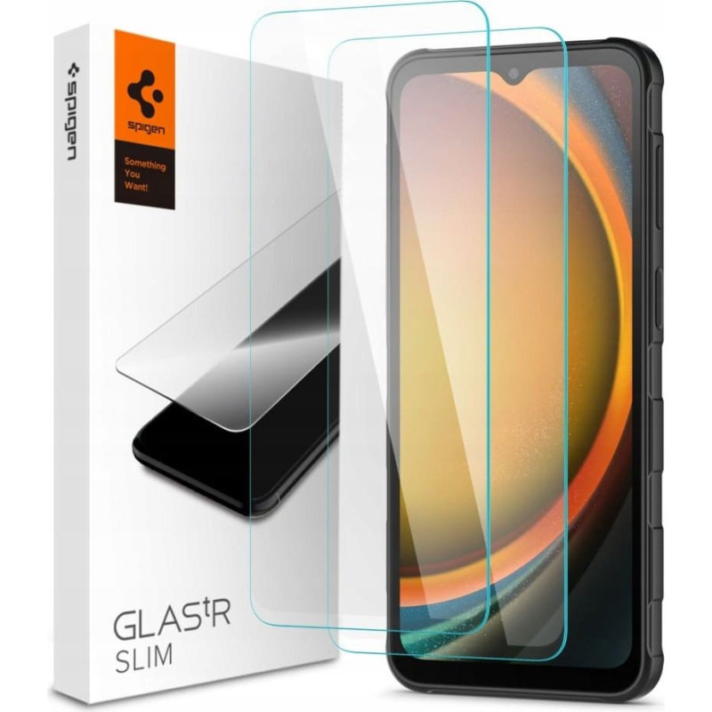 Spigen SZKŁO HARTOWANE SPIGEN GLAS.TR SLIM 2-PACK GALAXY XCOVER 7 / 7 PRO CLEAR