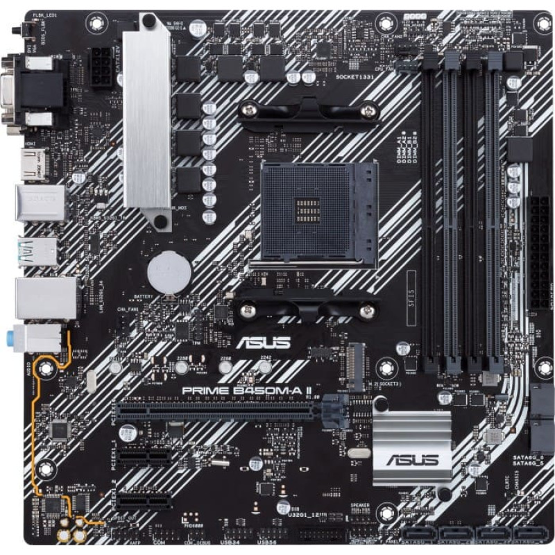 Asus PRIME B450M-A II - Socket AM4 - motherboard