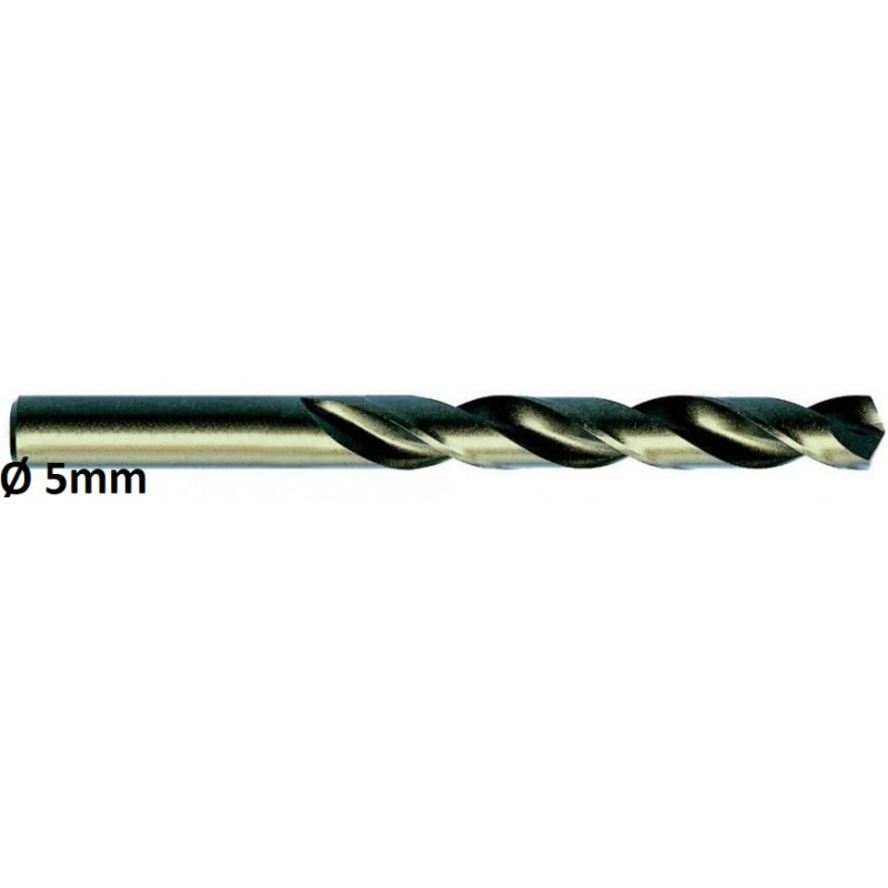 Exact Metāla urbis DIN338 HSSE-Co5 10gab. &Oslash;5mm, Exact