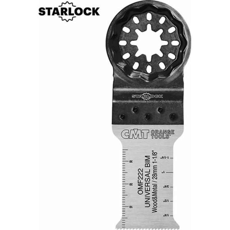 CMT Zāgē&scaron;anas asmens kokam un metālam 28 mm Z1,4 mm BiM Co8 STAR 28 mm BiM Co8, CMT