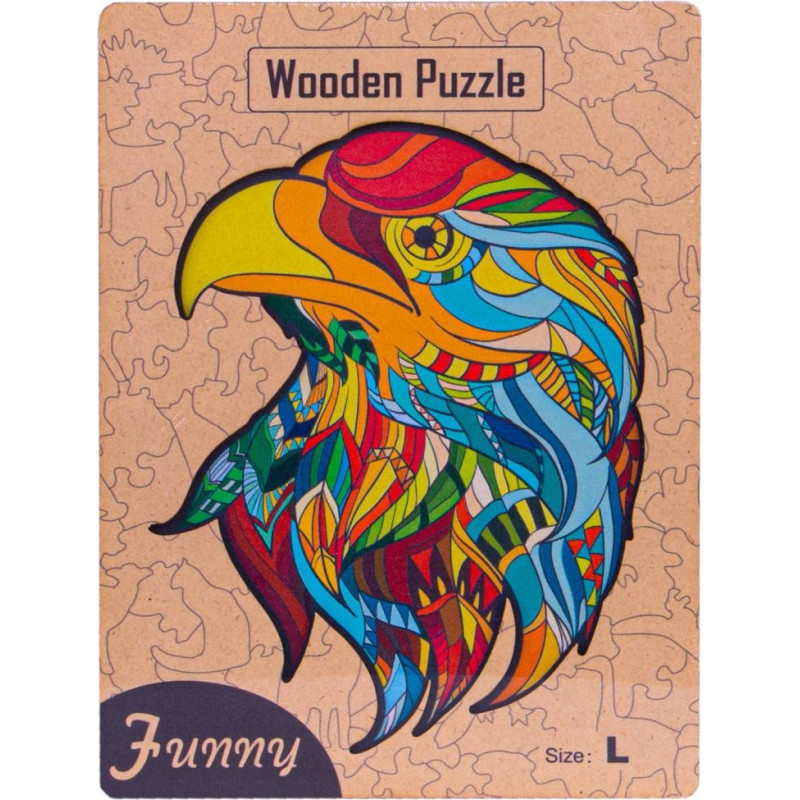 Norimpex DREWNIANE PUZZLE DLA DOROSŁYCH UKŁADANKA PREZENT orzeł 508