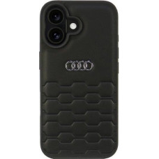 Audi Audi Synthetic Leather iPhone 16 6.1" czarny/black hardcase AU-TPUPCIP16-GT/D2-BK