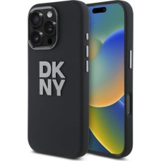 Dkny DKNY DKHCP16LSMCBSK iPhone 16 Pro 6.3"    czarny/black hardcase Liquid Silicone Metal Logo