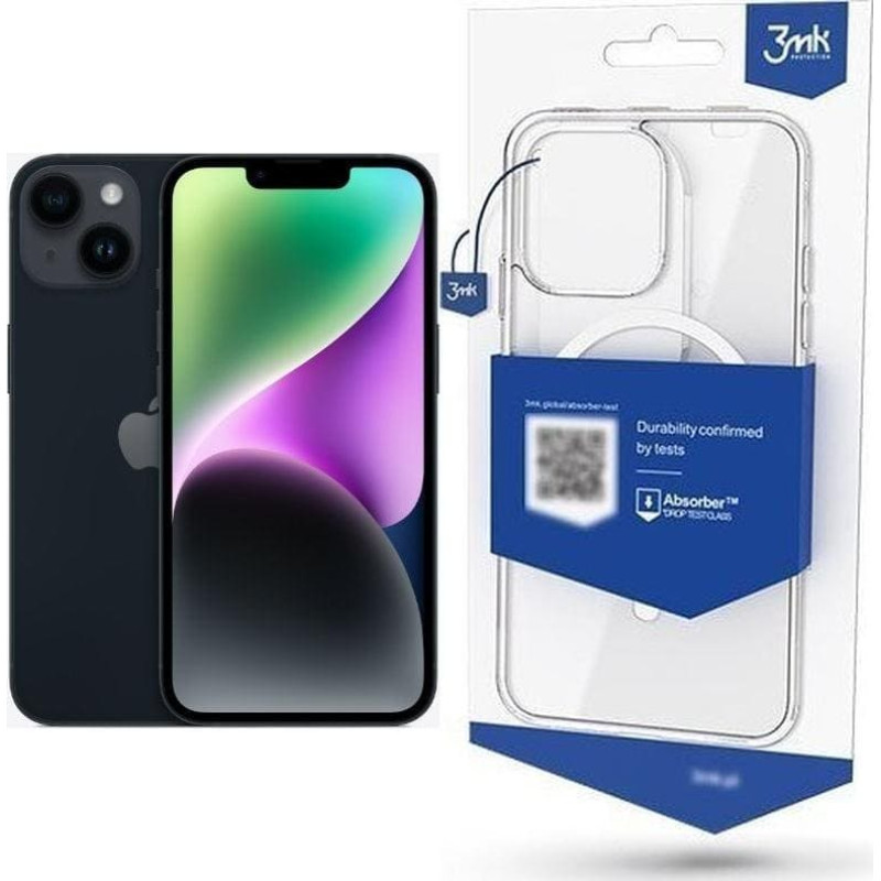 Apple Smartfon Apple iPhone 14 128GB Midnight (MPUF3) + Etui MagCase