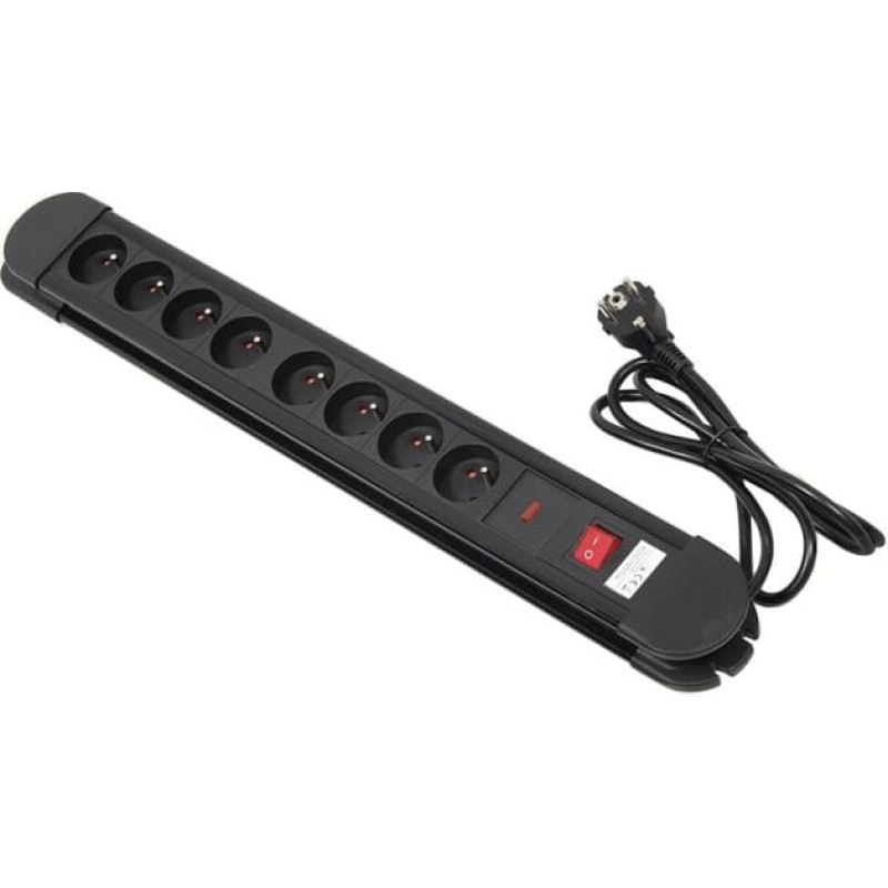 Maclean Power strip Maclean Energy 8 sockets 1.5 m black (MCE11)