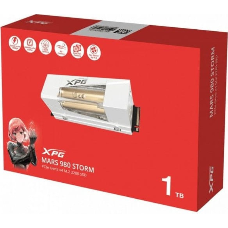 Adata Dysk SSD XPG MARS 980 STORM 1TB PCIe 5x4 14/10 GB/s
