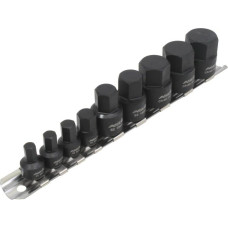 Asta ZESTAW UDAROWYCH KLUCZY NASADOWYCH HEX METRYCZNE 1/4" - 3/8"