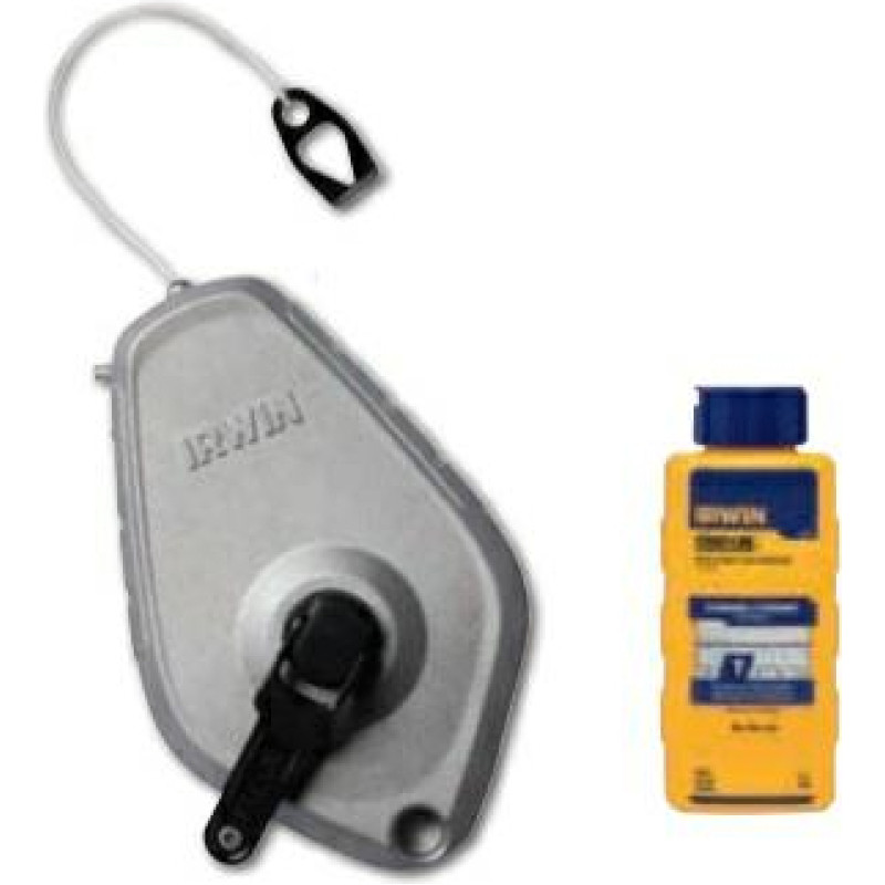 Irwin SZNUR TRASERSKI ALUMINIOWY 30m + KREDA NIEBIESKA 113g