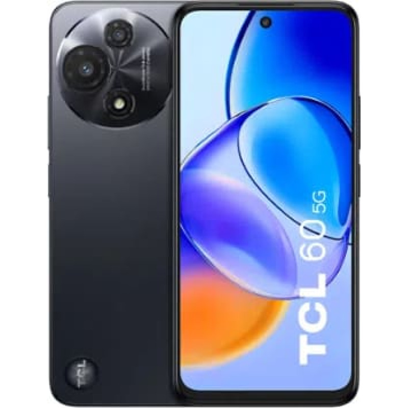 TCL 60 5G 17 cm (6.7") Divas SIM kartes Android 15 USB Veids-C 6 GB 256 GB 5200 mAh Pelēks