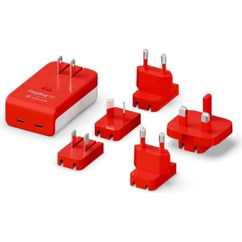 Twelve South PlugBug 50W USB-C Wall Travel Charger with Find My