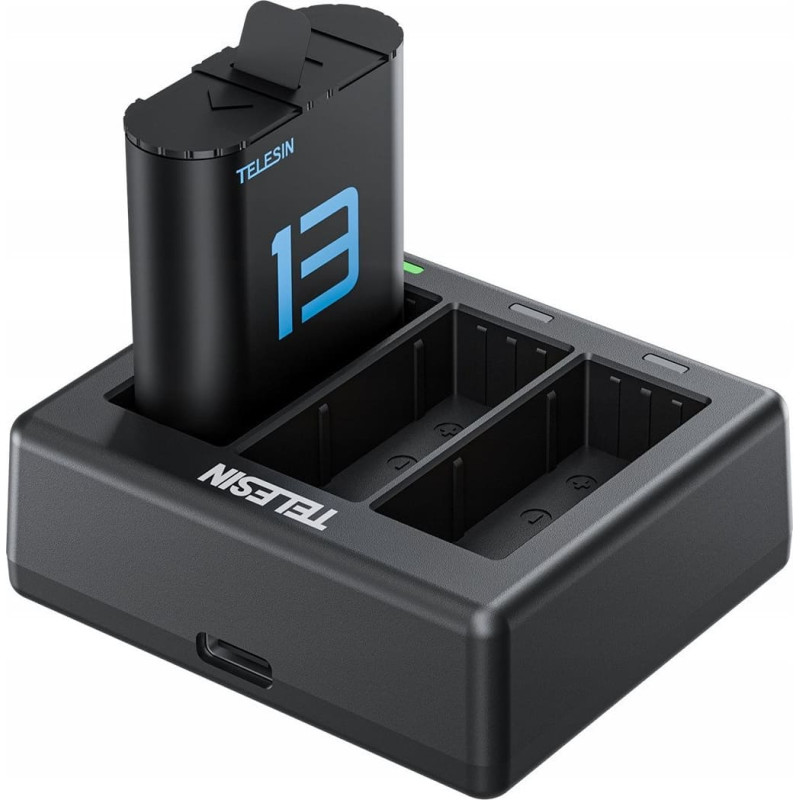 Telesin Ładowarka Usb + 2x Akumulator Bateria Do Gopro Hero 13 Black / Telesin / S0-ecb-07-tgp