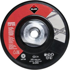 Rubi DIAMENTOWY DYSK ELASTYCZNY 115mm M14 ŚREDNI FLAP DISC 100/120