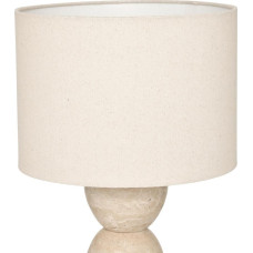 Atmosphera Lampa stołowa z trawertynową podstawą ERIN, Ø 28 x 47,5 cm