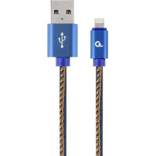 Gembird USB cable Gembird USB-A - Lightning 2 m Blue (CC-USB2J-AMLM-2M-BL)