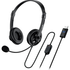 Genius sluch&aacute;tka HS-230U/ USB/ čern&aacute;