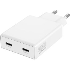 4Smarts Ładowarka sieciowa 4smarts PDPlug Slim   Dual 65W GaN 2xUSB-C biały