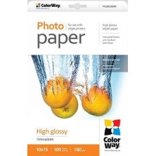 Colorway Photo Paper 100 pc. | PG1801004R | 180 g/m&sup2; | 10 x 15 cm | Glossy