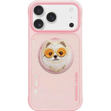 Nimmy Etui Nimmy Glasses Cool Dog MagSafe do iPhone 17 r&oacute;żowy