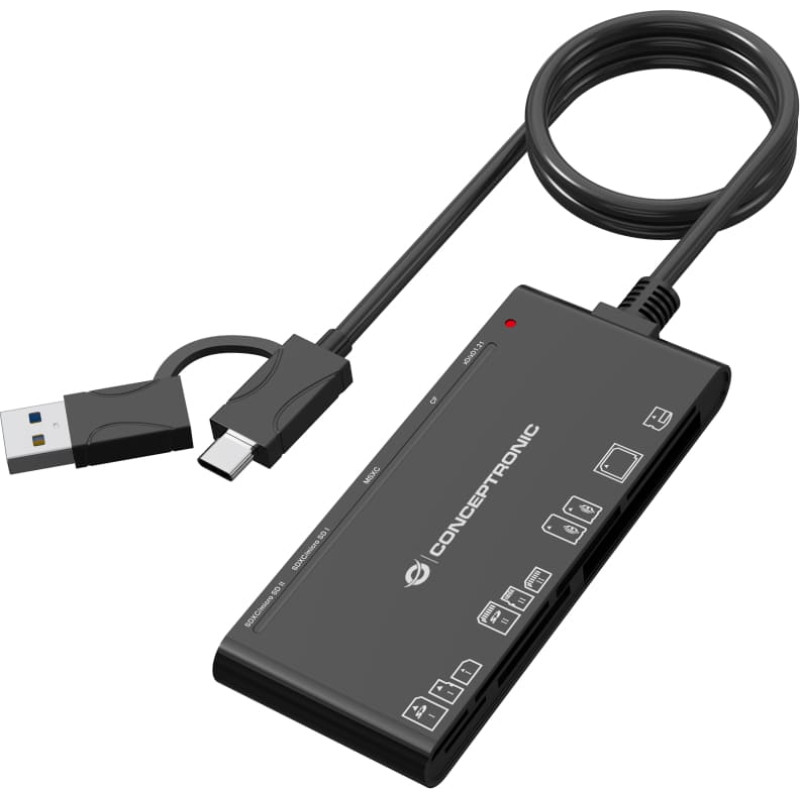 Conceptronic BIAN10B 7-in-1 Card Reader USB 3.0