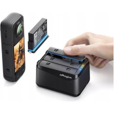 Puluz Ładowarka Usb Na 3x Akumulator Bateria Do Insta360 X5 / Insta 360 X 5 / Amagisn / Tbd06060566 / Pf12