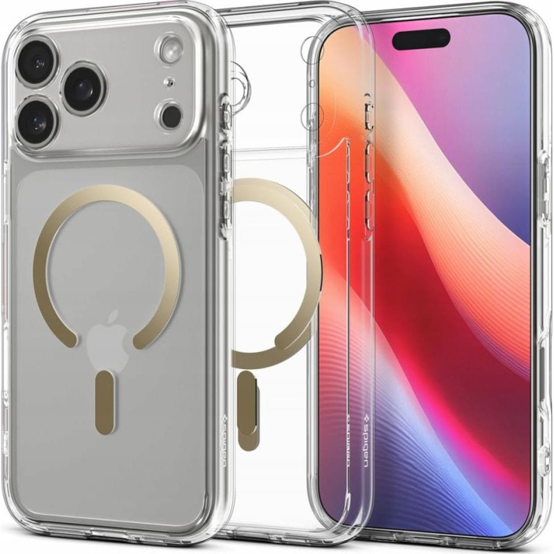 Spigen ULTRA HYBRID MAG MAGSAFE IPHONE 17 PRO CLEAR/GOLD