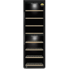 Caso | Smart Wine Cooler | WineExclusive 180 | Energy efficiency class G | Showcase | Free standing | Bottles capacity 180 bottles | Cooling type Compressor technology | Black