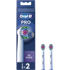 Oral-B | Replaceable Toothbrush Heads | PRO 3D White refill | Heads | Does not apply | Number of brush heads included 2