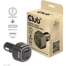 Club3D NB CHARGER CAR USB+USB-C/63W CAC-1922 CLUB3D