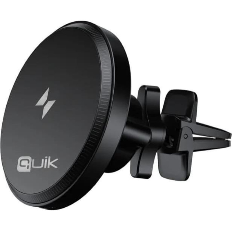 Quik Accessories QM-910 Magnetic Car Phone Holder with Wireless Charging 15W
