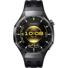 Huawei WATCH GT6 PRO 3,73 cm (1.47") AMOLED 46 mm Digitāls 466 x 466 pikseļi Skārienjūtīgais ekrāns Melns GPS