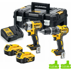 Dewalt ZESTAW COMBO 18V DCK2051P2T (DCD800+DCF850) 2x5,0Ah TSTAK