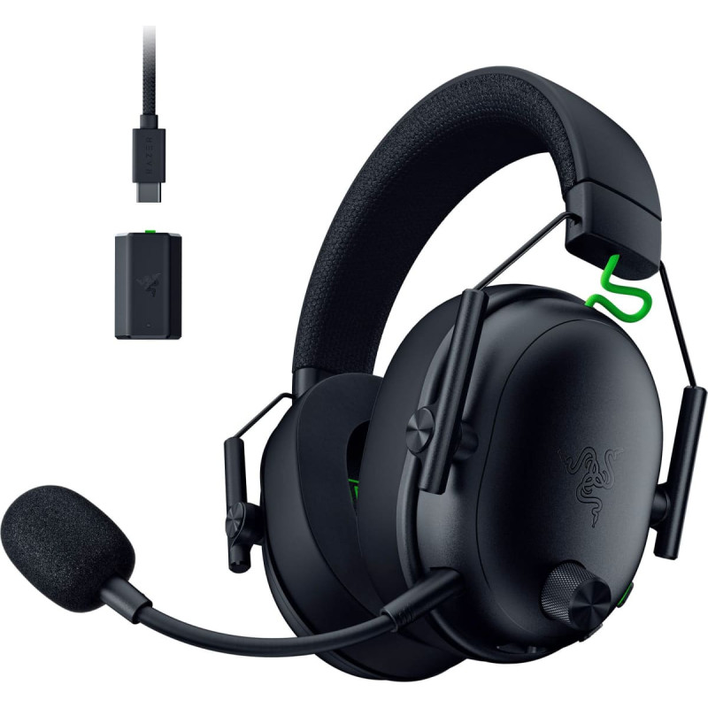 Razer BlackShark V3 for Xbox, gaming headset black, 2.4 GHz dongle, Bluetooth, USB