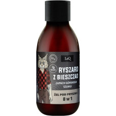 LAQ Mini żel pod prysznic 8w1 Ryszard z Bieszczad Czarny Mat 100ml