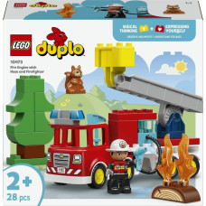 Lego Duplo W&oacute;z strażacki z wężem i strażaki (10473)
