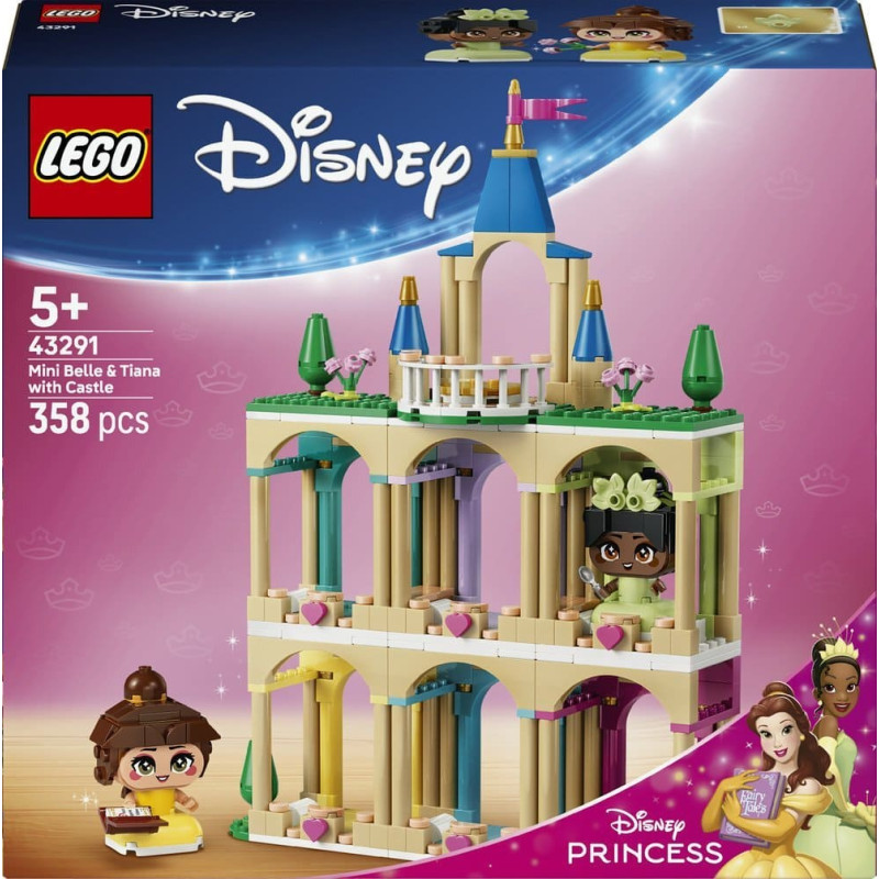 Lego Disney Mała Bella i Tiana z zamkiem (43291)