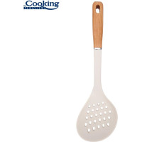 Silicone skimmer with wooden handle 35x10cm CULINAR HR-FM-GSM35 HEINNER