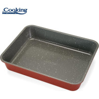 Baking tray carbon steel with ceramic coating 35x26x7 cm HR-FM-A07, COOKING BY HEINNER