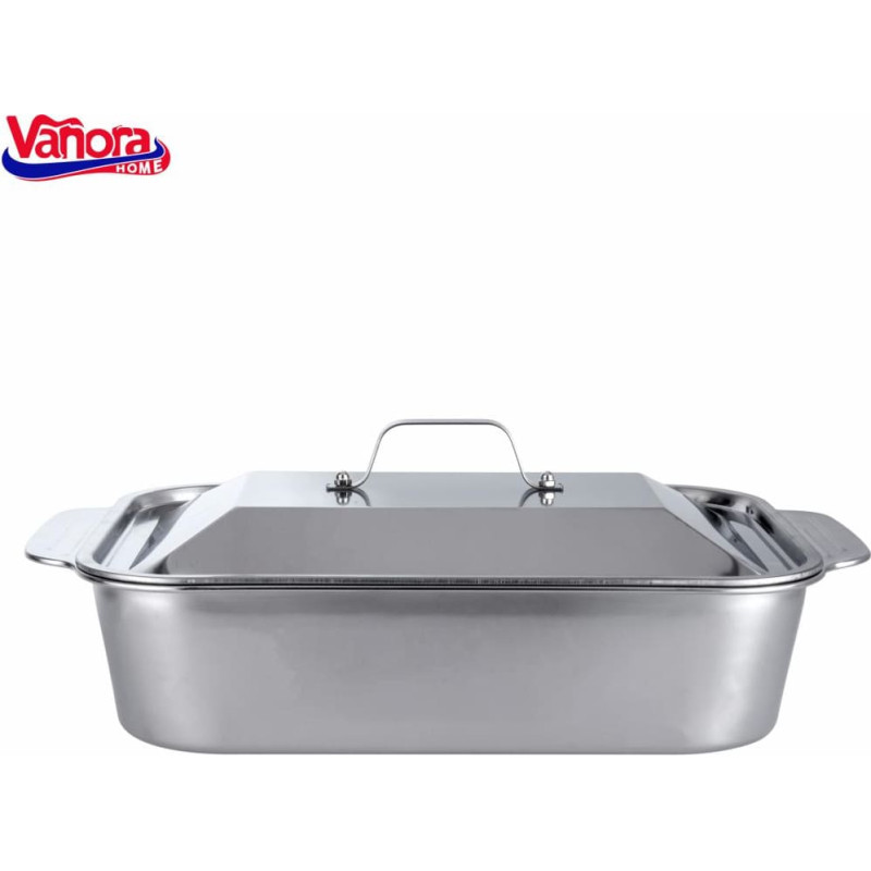 Baking tray stainless steel with ceramic coating 36.5x22x7 cm VN-FM-TC35, VANORA