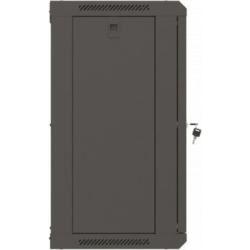 Lanberg Szafa Lanberg Rack cabinet 19inch wall-mount 12U/540X350 flat pack with glass door black