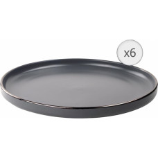 Ceramic dinner plates set of 6pcs 27cm CALYPSO HR-WDF-G276 HEINNER