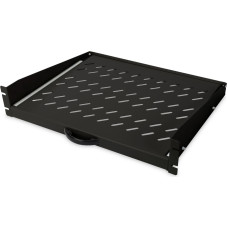 Digitus Extendible Shelf for fixed mounting on front 483 mm (19") profile rails | DN-19-TRAY-2-450-SW