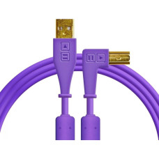 Dj Techtools Kabel USB DJ TECHTOOLS Chroma Cable USB 1.5 m, łamany, fioletowy