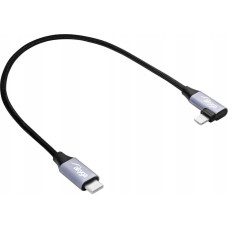 Akyga Kabel USB Akyga USB-C - Lightning 0.3 m Czarny (AK-USB-55)