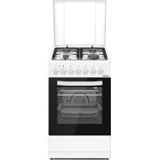 Kombinētā gāzes plīts HFSC-S65MIXF-WH HEINNER