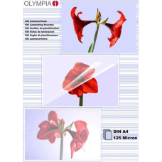 Olympia 1x100 Olympia Laminating pouches DIN A4 125 micron           9176
